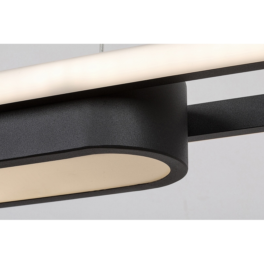 Rabalux - LED ljuskrona med textilsladd LED/48W/230V 4000K svart