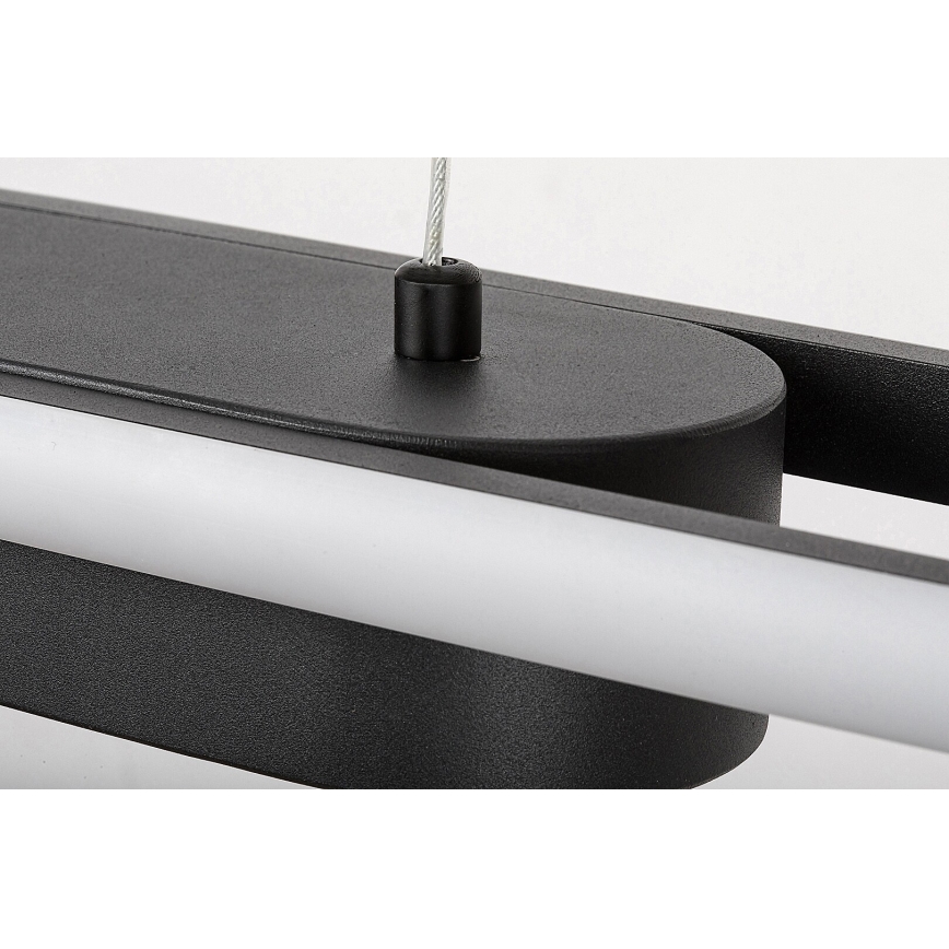 Rabalux - LED ljuskrona med textilsladd LED/48W/230V 4000K svart