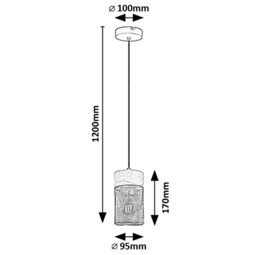 Rabalux - Taklampa 3xE27/25W/230V bok
