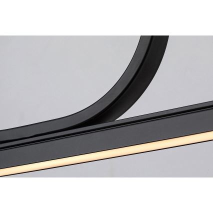 Rabalux - LED ljuskrona med textilsladd LED/25W/230V 3000K svart