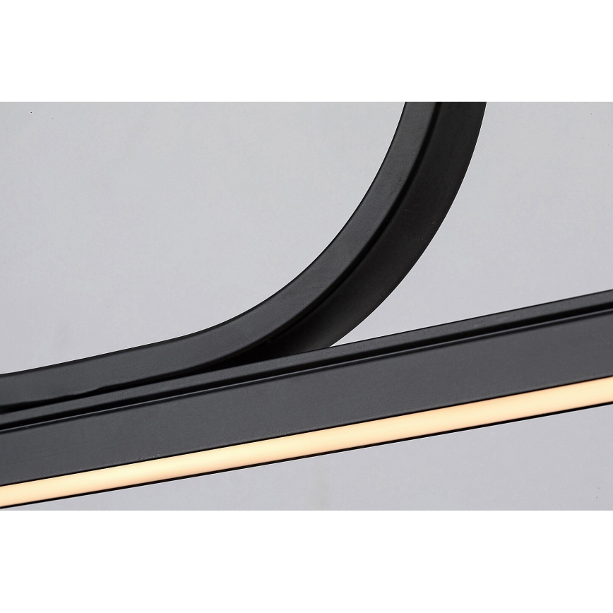 Rabalux - LED ljuskrona med textilsladd LED/25W/230V 3000K svart
