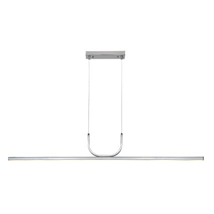 Rabalux - LED ljuskrona med textilsladd LED/25W/230V 3000K skinande krom