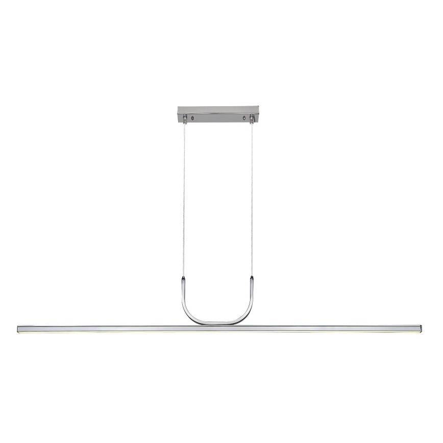 Rabalux - LED ljuskrona med textilsladd LED/25W/230V 3000K skinande krom