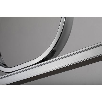 Rabalux - LED ljuskrona med textilsladd LED/25W/230V 3000K skinande krom