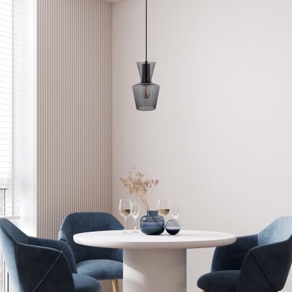 Rabalux - Ljuskrona med textilsladd 1xE27/60W/230V