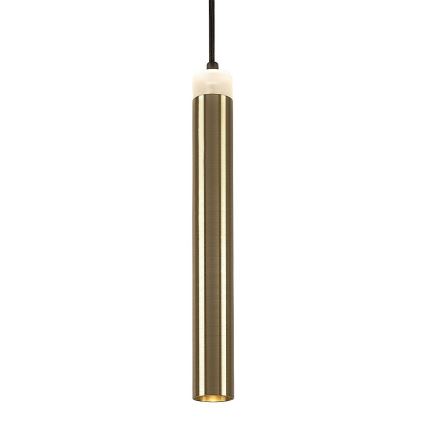 Rabalux - LED ljuskrona med textilsladd LED/10W/230V 4000K svart/guld