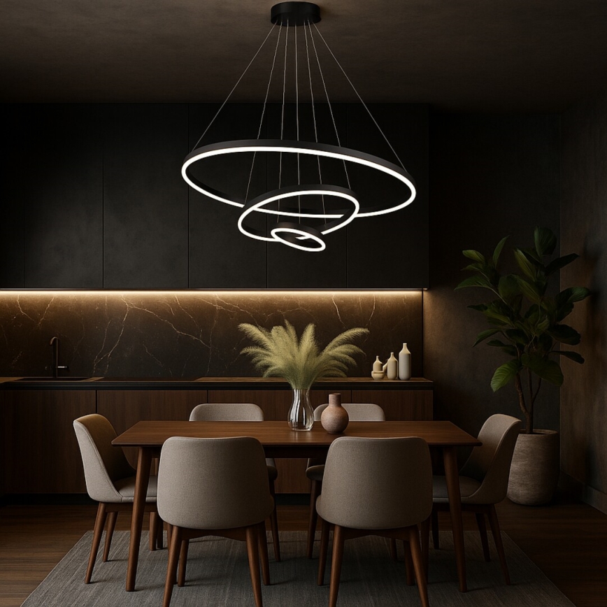 Rabalux - LED dimbar pendellampa på kabel LED/100W/230V 3000-6500K + fjärrkontroll