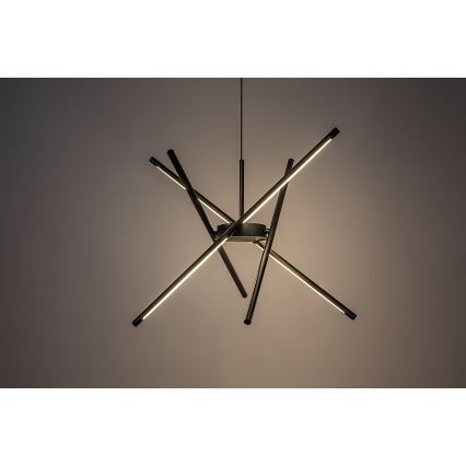 Rabalux - LED ljuskrona med textilsladd LED/40W/230V 3000K svart