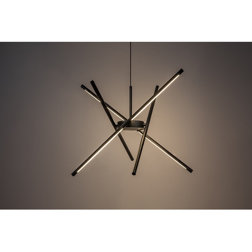 Rabalux - LED ljuskrona med textilsladd LED/40W/230V 3000K svart