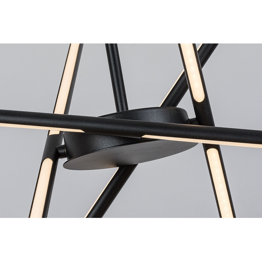 Rabalux - LED ljuskrona med textilsladd LED/40W/230V 3000K svart