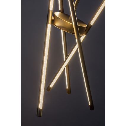 Rabalux - LED ljuskrona med textilsladd LED/40W/230V 3000K guld