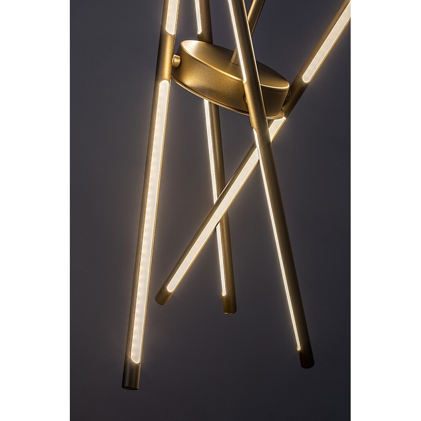 Rabalux - LED ljuskrona med textilsladd LED/40W/230V 3000K guld