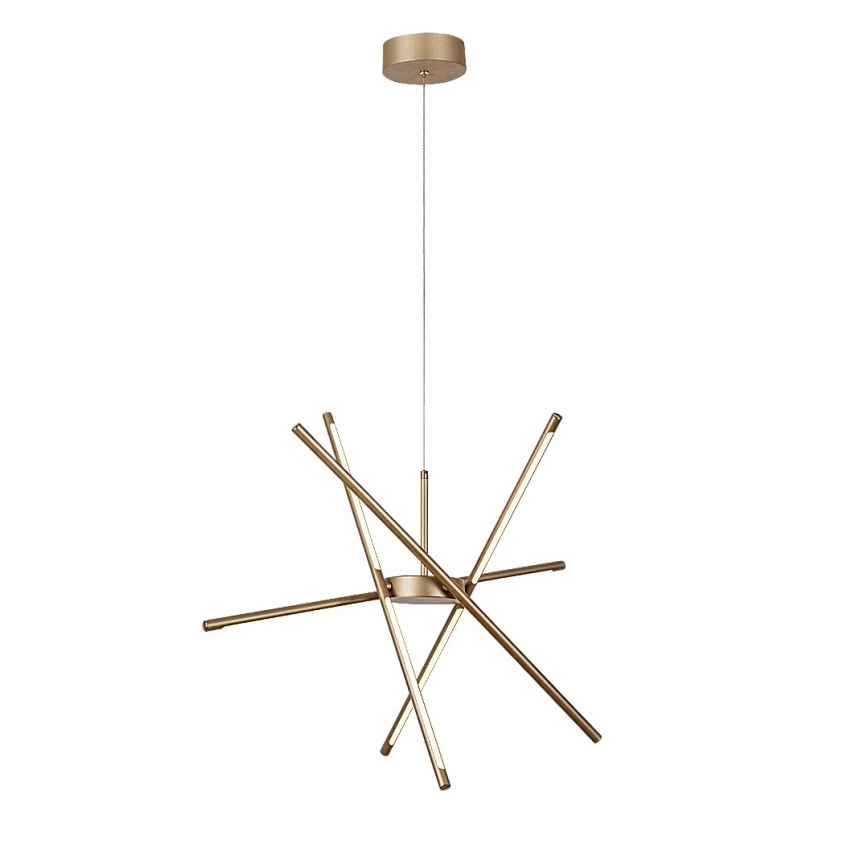 Rabalux - LED ljuskrona med textilsladd LED/40W/230V 3000K guld