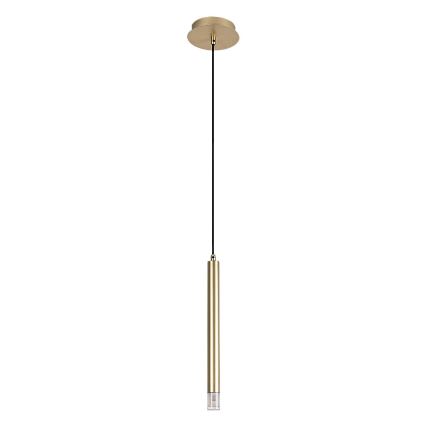 Rabalux - Ljuskrona med textilsladd 1xG9/5W/230V guld