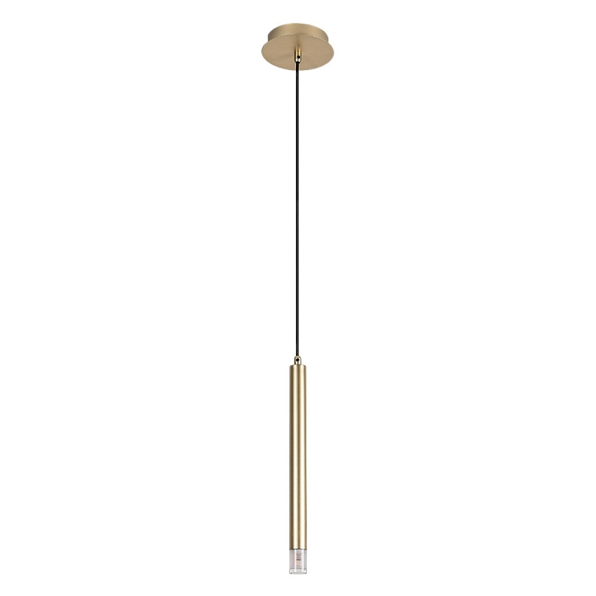 Rabalux - Ljuskrona med textilsladd 1xG9/5W/230V guld