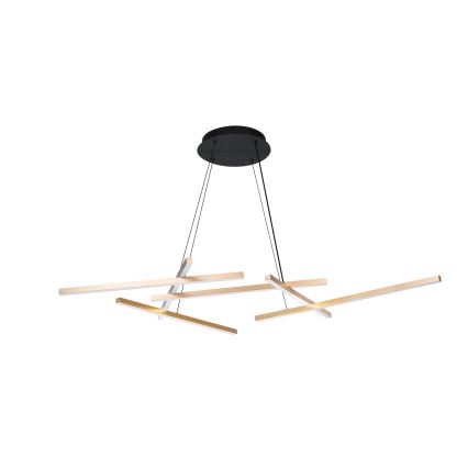 Rabalux - LED ljusreglerad ljuskrona på textilsladd LED/40W/230V 3000-6500K + fjärrkontroll