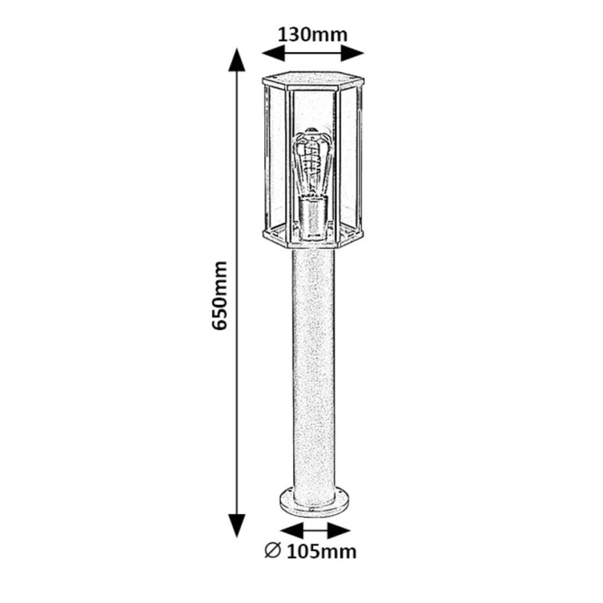 Rabalux - Utomhuslampa 1xE27/40W/230V IP44