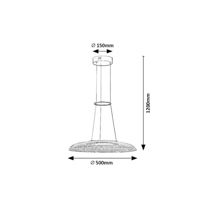 Rabalux - LED-pendel med vajer LED/24W/230V 3000K