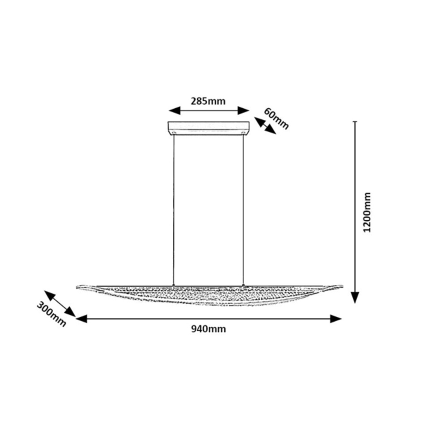 Rabalux - LED-pendel på vajer LED/32W/230V 3000K