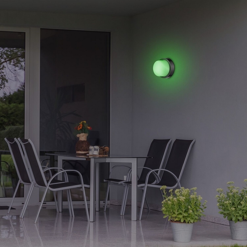 Rabalux - LED RGBW Dimbar vägglampa utomhus LED/10W/230V IP54 Wi-Fi Tuya