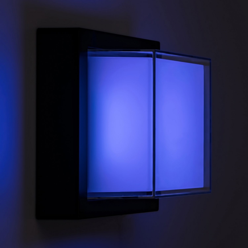 Rabalux - LED RGBW Dimbar vägglampa utomhus LED/10W/230V IP54 Wi-Fi Tuya