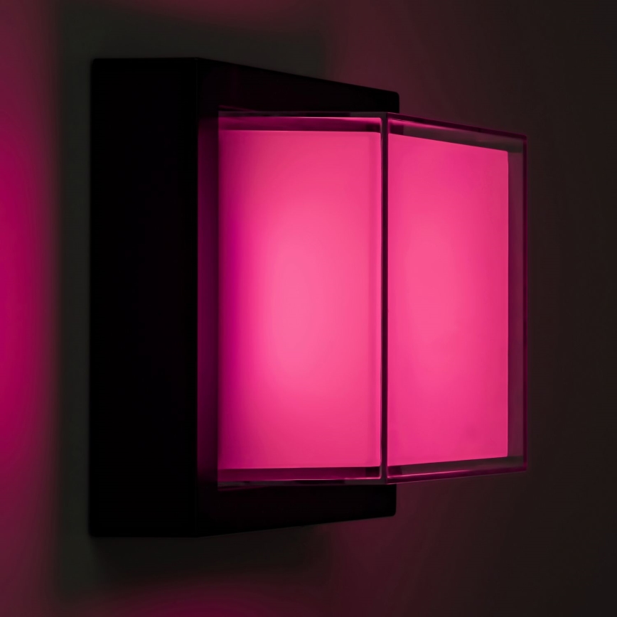 Rabalux - LED RGBW Dimbar vägglampa utomhus LED/10W/230V IP54 Wi-Fi Tuya