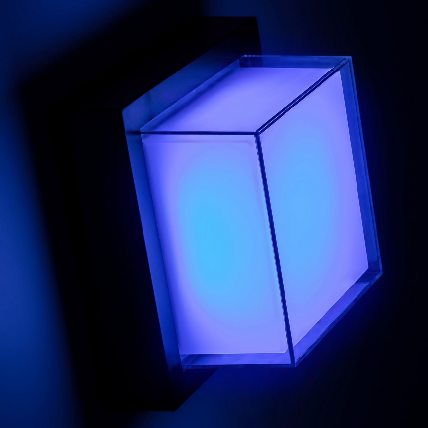 Rabalux - LED RGBW Dimbar vägglampa utomhus LED/10W/230V IP54 Wi-Fi Tuya