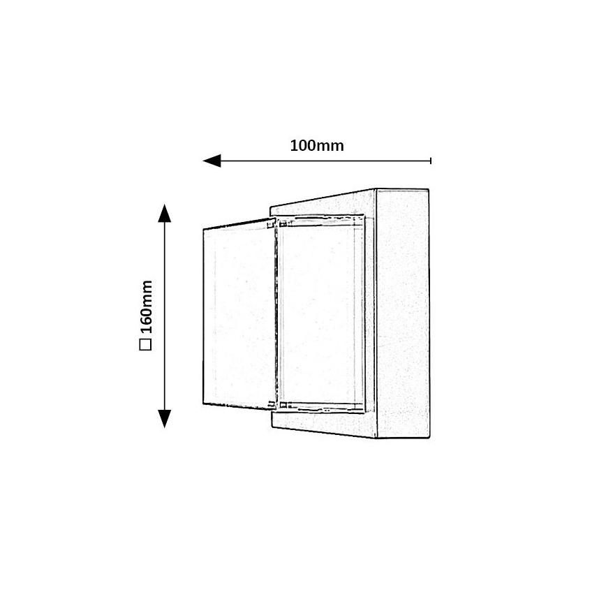 Rabalux - LED RGBW Dimbar vägglampa utomhus LED/10W/230V IP54 Wi-Fi Tuya