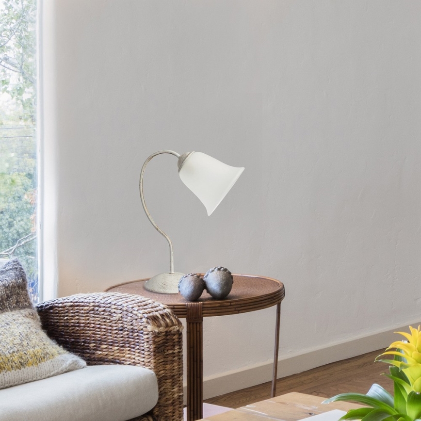 Rabalux - Bordslampa 1xE27/40W/230V vit