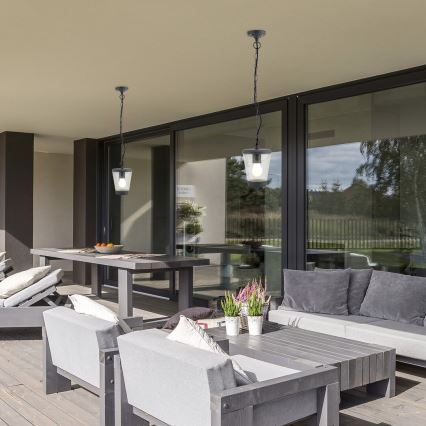 Rabalux  - Utomhus ljuskrona på kedja  1xE27/40W/230V IP44