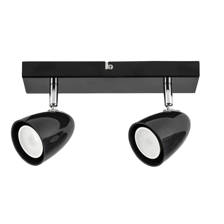 Rabalux - Spotlight 2xGU10/5W/230V svart