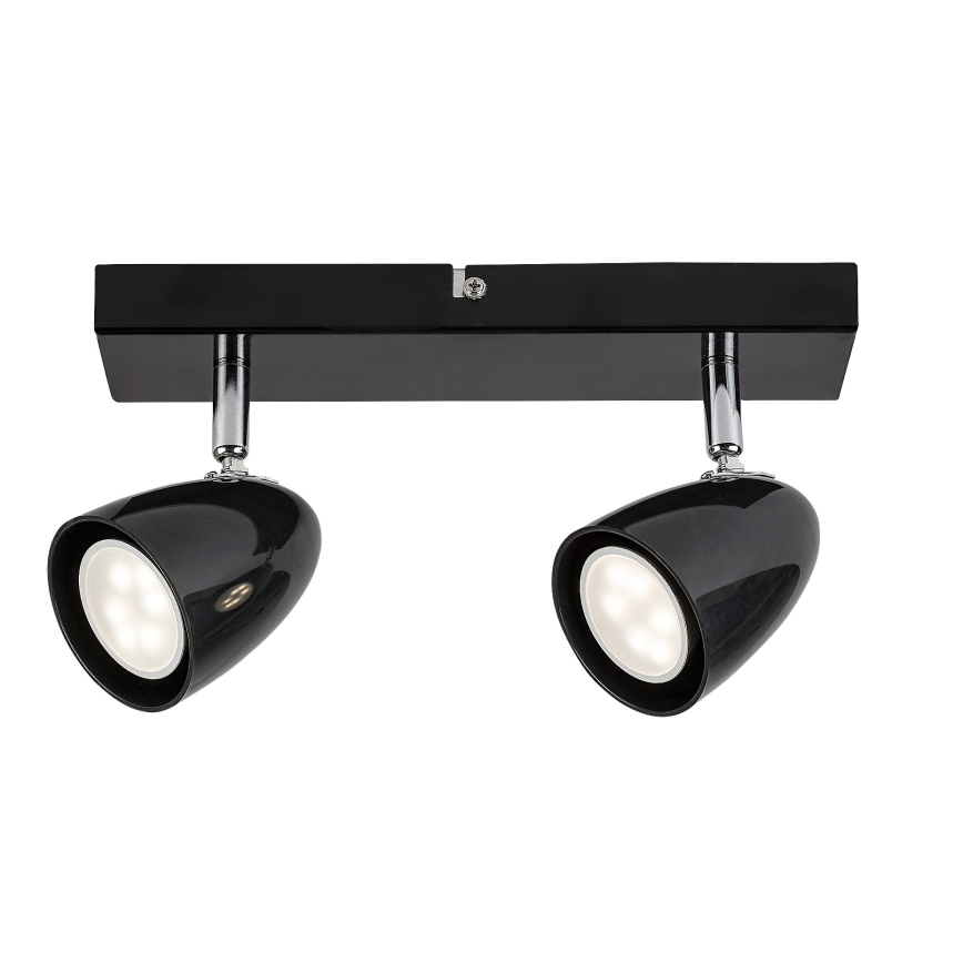 Rabalux - Spotlight 2xGU10/5W/230V svart