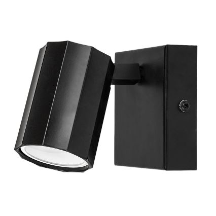 Rabalux - Väggspotlight 1xGU10/5W/230V svart