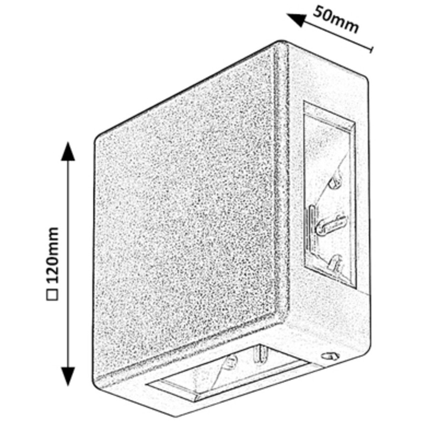 Rabalux - LED Utomhus vägglampa LED/6W/230V IP54 svart