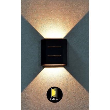 Rabalux - LED Utomhus vägglampa LED/6W/230V IP54 svart