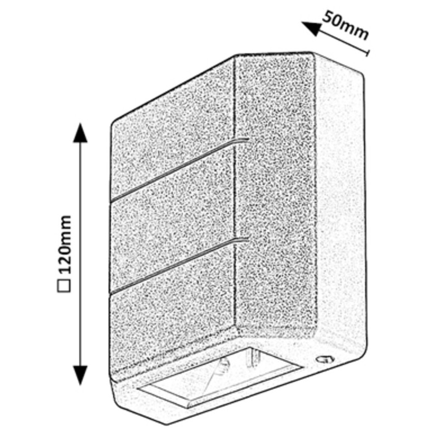Rabalux - LED Utomhus vägglampa LED/6W/230V IP54 vit