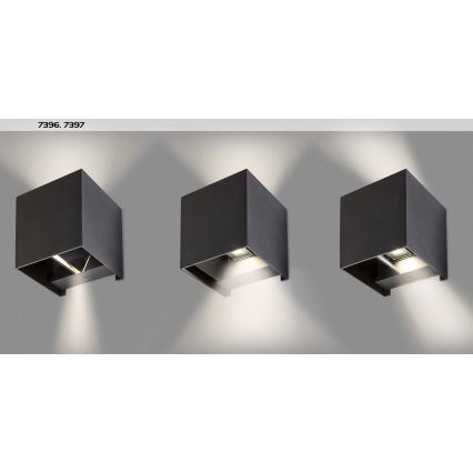 Rabalux - Utomhus vägglampa 1xG9/42W/230V IP54 svart
