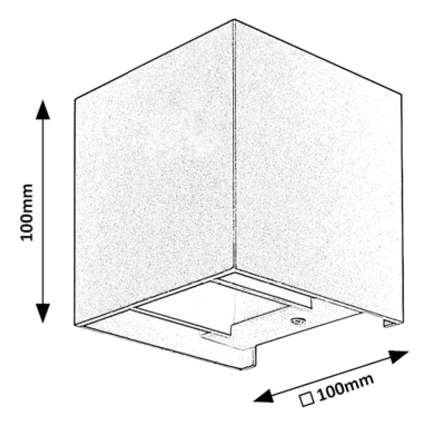 Rabalux - Utomhus vägglampa 1xG9/42W/230V IP54 vit