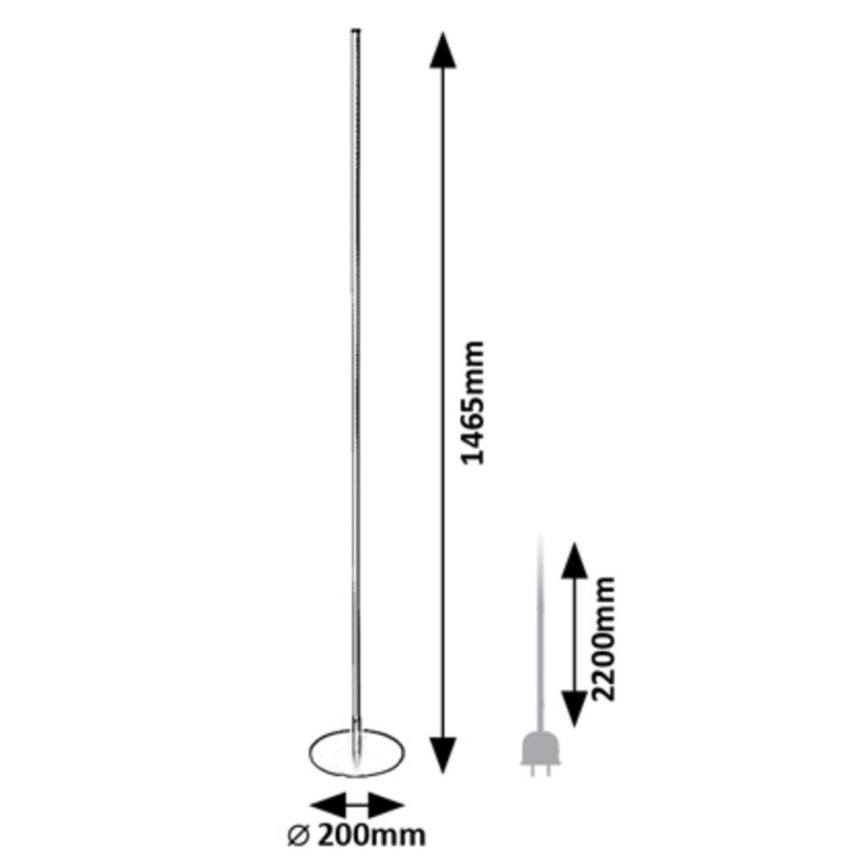 Rabalux - LED golvlampa LED/18W/230V 3000K