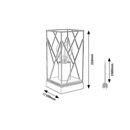 Rabalux - Bordslampa 1xE27/40W/230V