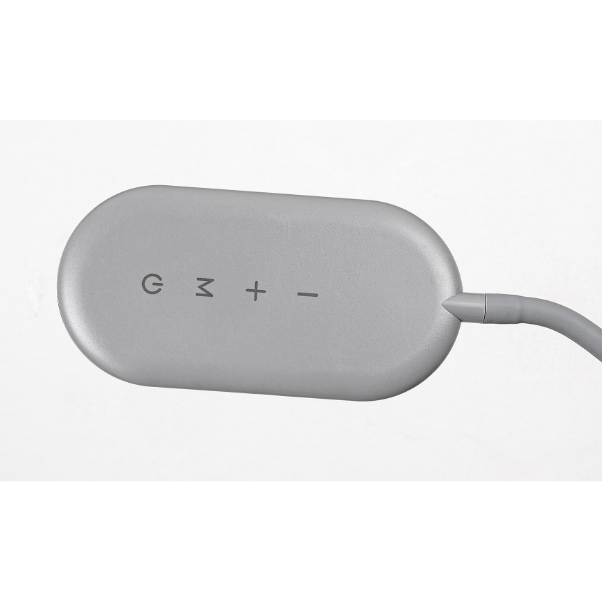 Rabalux - LED Ljusreglerad touch golvlampa LED/10W/230V 3000-6000K grå