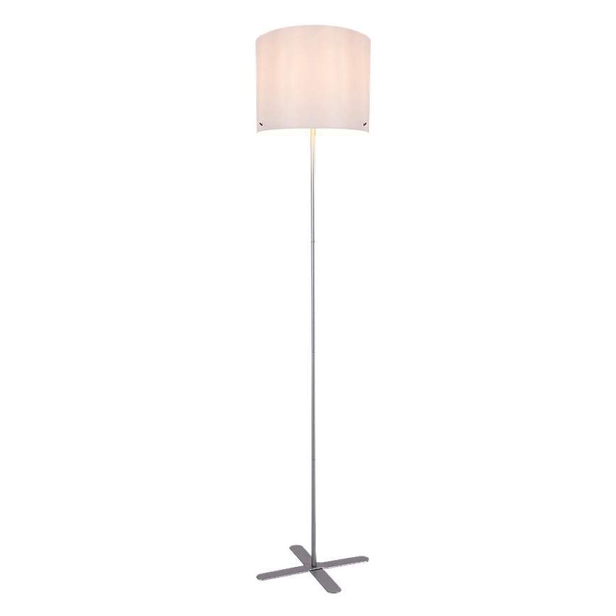 Rabalux - Golv lampa 1xE27/40W/230V vit/silver