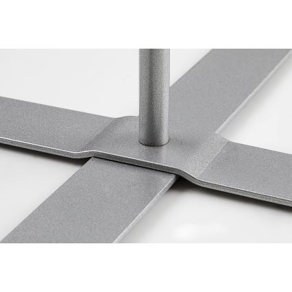 Rabalux - Golvlampa 1xE27/40W/230V vit/silver