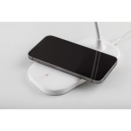 Rabalux - LED dimbar touchbordslampa med trådlös laddning LED/5W/5V 2700-6000K vit