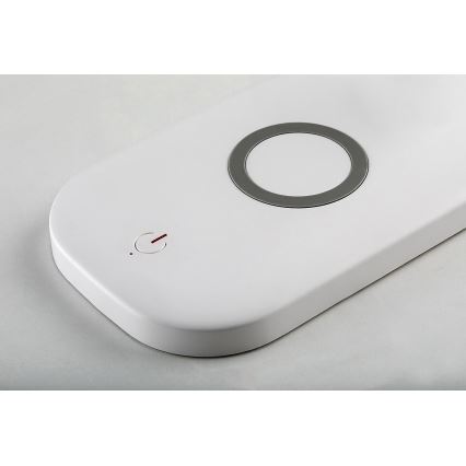 Rabalux - LED Dimbar touch bordslampa med trådlös laddning LED/5W/5V 2700-6000K vit
