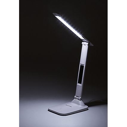 Rabalux - LED Dimbar bordslampa med display LED/5W/5V 2600mAh 3000-6000K