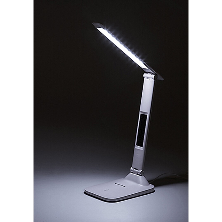 Rabalux - LED Dimbar bordslampa med display LED/5W/5V 2600mAh 3000-6000K