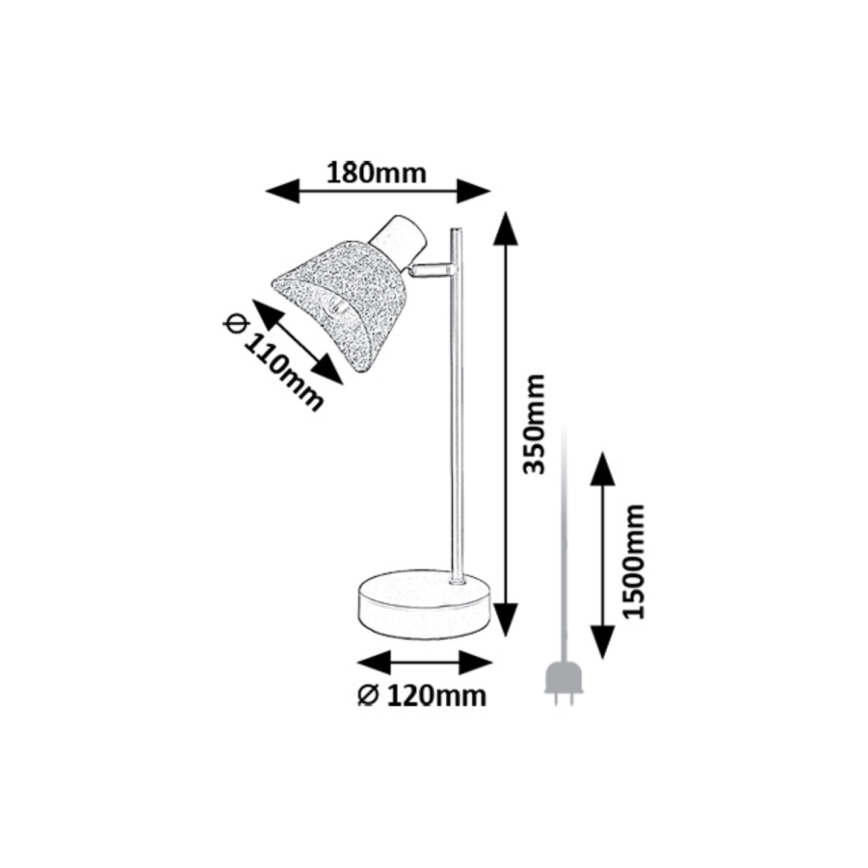 Rabalux - Bordslampa 1xE14/10W/230V