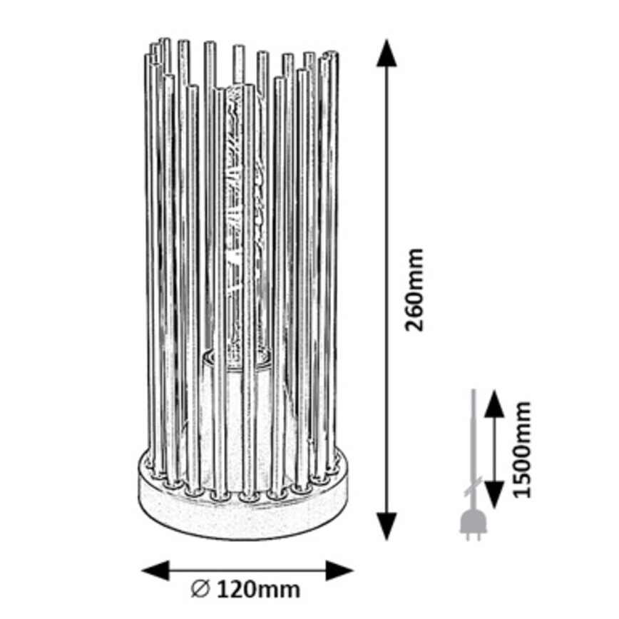 Rabalux - Bordslampa 1xE27/40W/230V