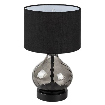 Rabalux - Bordslampa 1xE14/25W/230V rökig